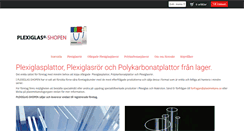 Desktop Screenshot of plexiglasshopen.se